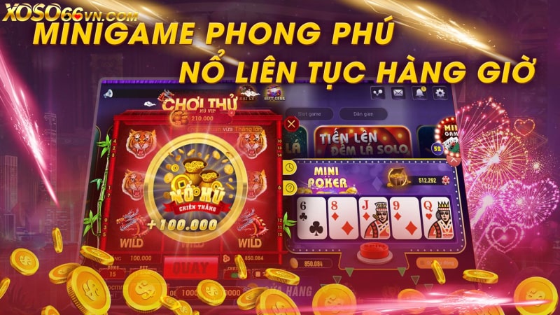 Game bài đổi thưởng Xoso66 đa dạng khuyến mãi