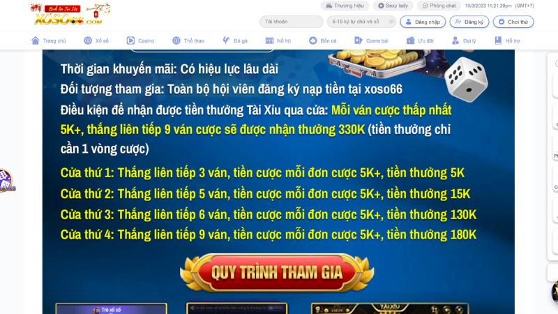 Mini game tài xỉu Xoso66