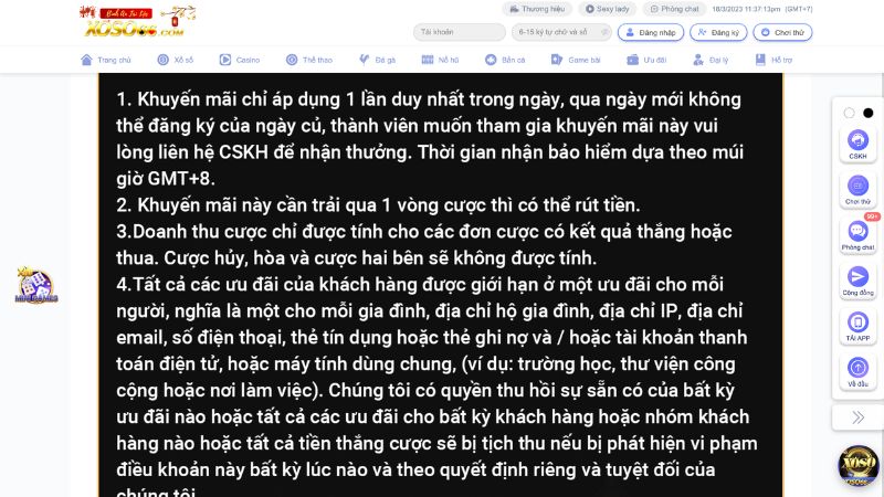 Vi phạm điều lệ & quy định của khuyến mãi sẽ bị gì?