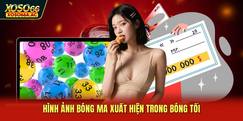 Hình ảnh bóng ma xuất hiện trong bóng tối
