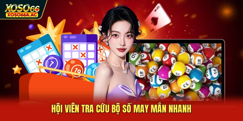 Hội viên tra cứu bộ số may mắn nhanh